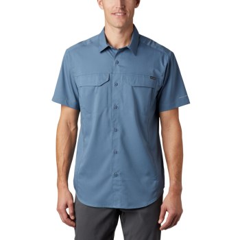 Columbia Silver Ridge Lite Short Sleeve, Camisa Azules Para Hombre | 037159-SUI